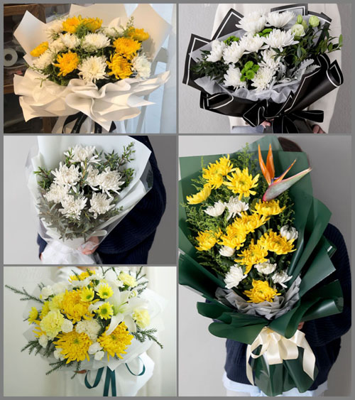 福建三明沙县南阳乡西坑村白事花束代送